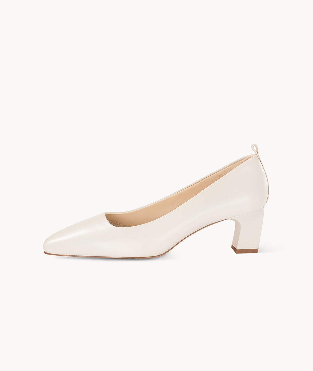 AIR-TOUCH FOAM 5CM Square-Toe Heels-Mozzarella Pumps 7or9