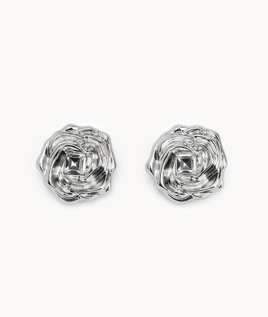 Camellia Buckle - Silver