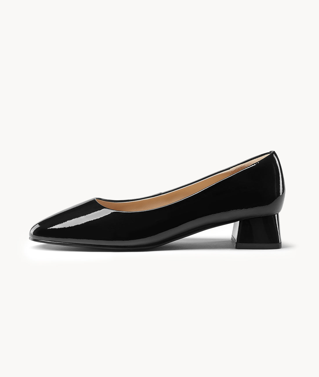 Black Charcoal Bagel Pumps