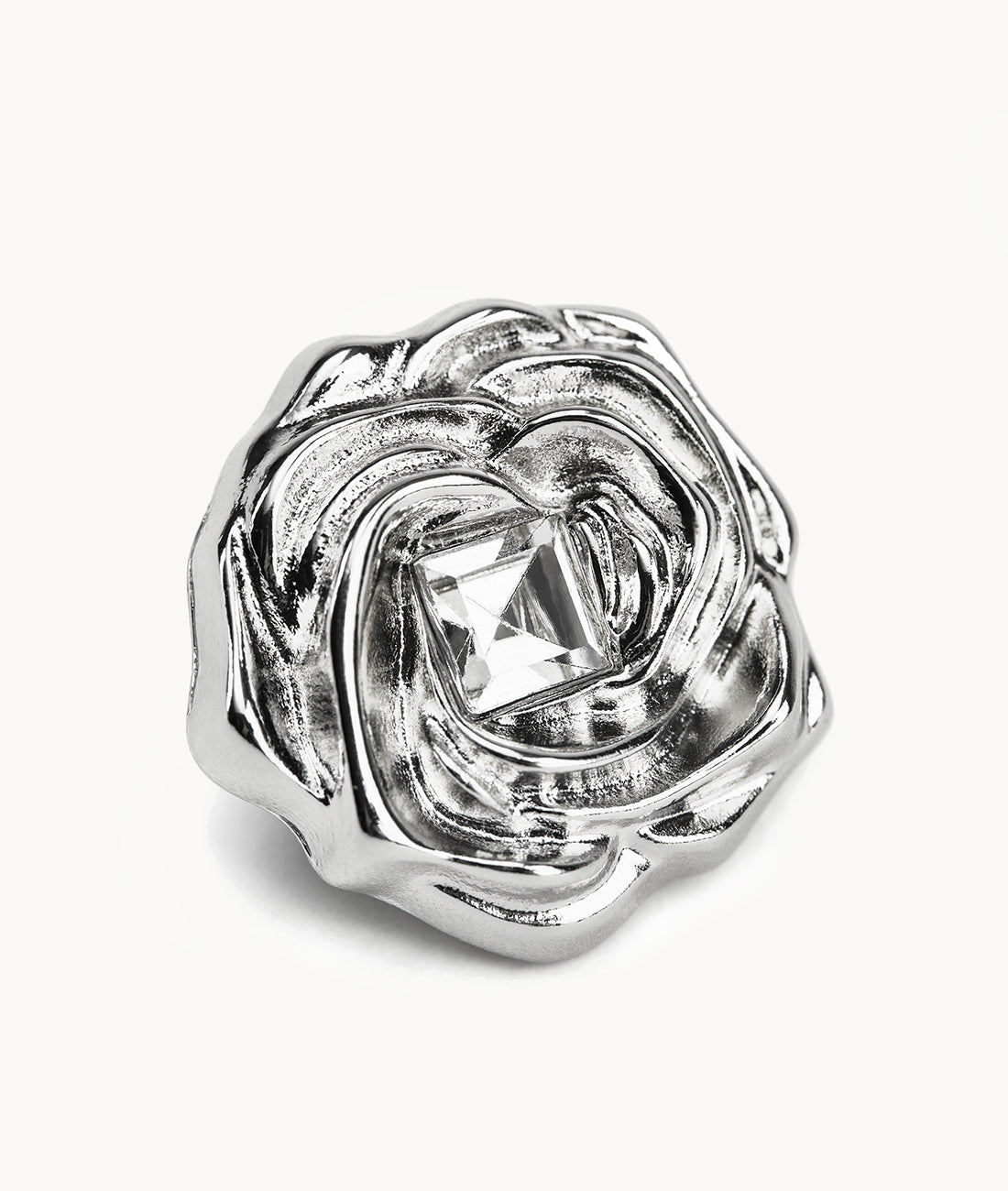Camellia Buckle - Silver