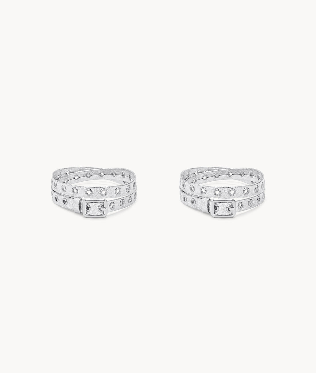 Silver Eyelet Belt for shoes