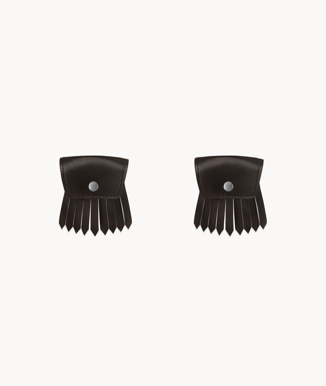 Brown Concealed Tassel Buckle for loafers