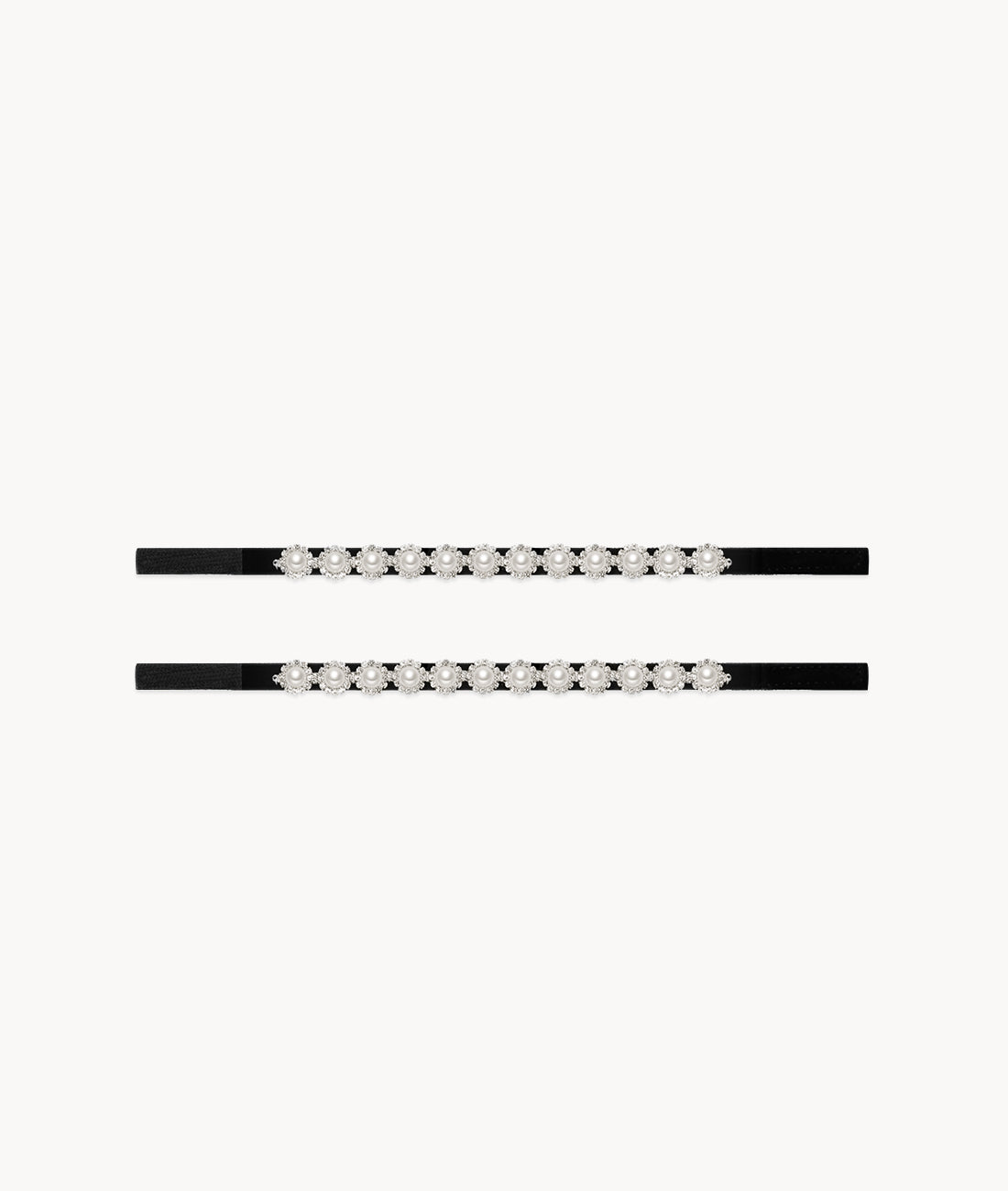 Black Velvet Pearl Belt