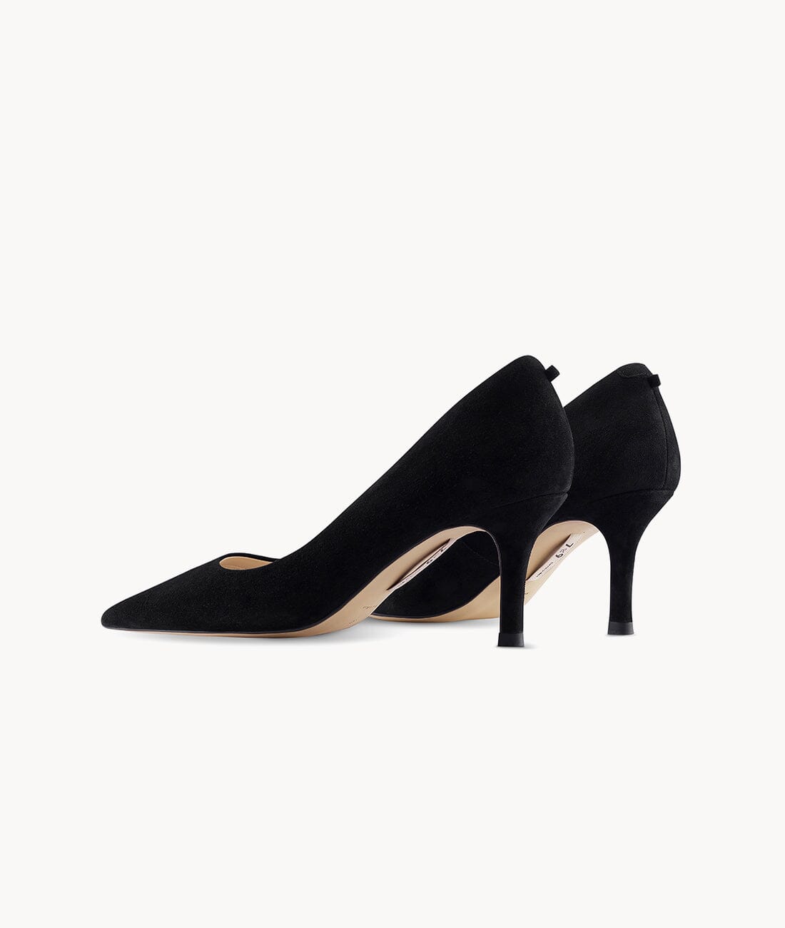AIR-TOUCH FOAM 7CM BLACK WORK HEELS - Truffle Pumps 7or9