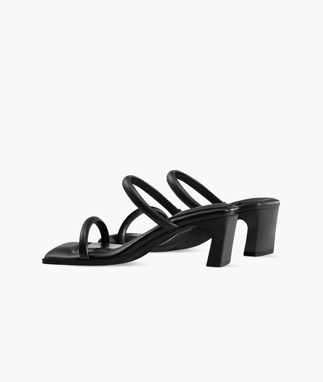 7or9 Japan - Black Calla Lily Sandal - サンダル