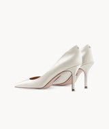 AIR-TOUCH FOAM 9CM silk WEDDING HEELS - Smoothie Pumps 7or9