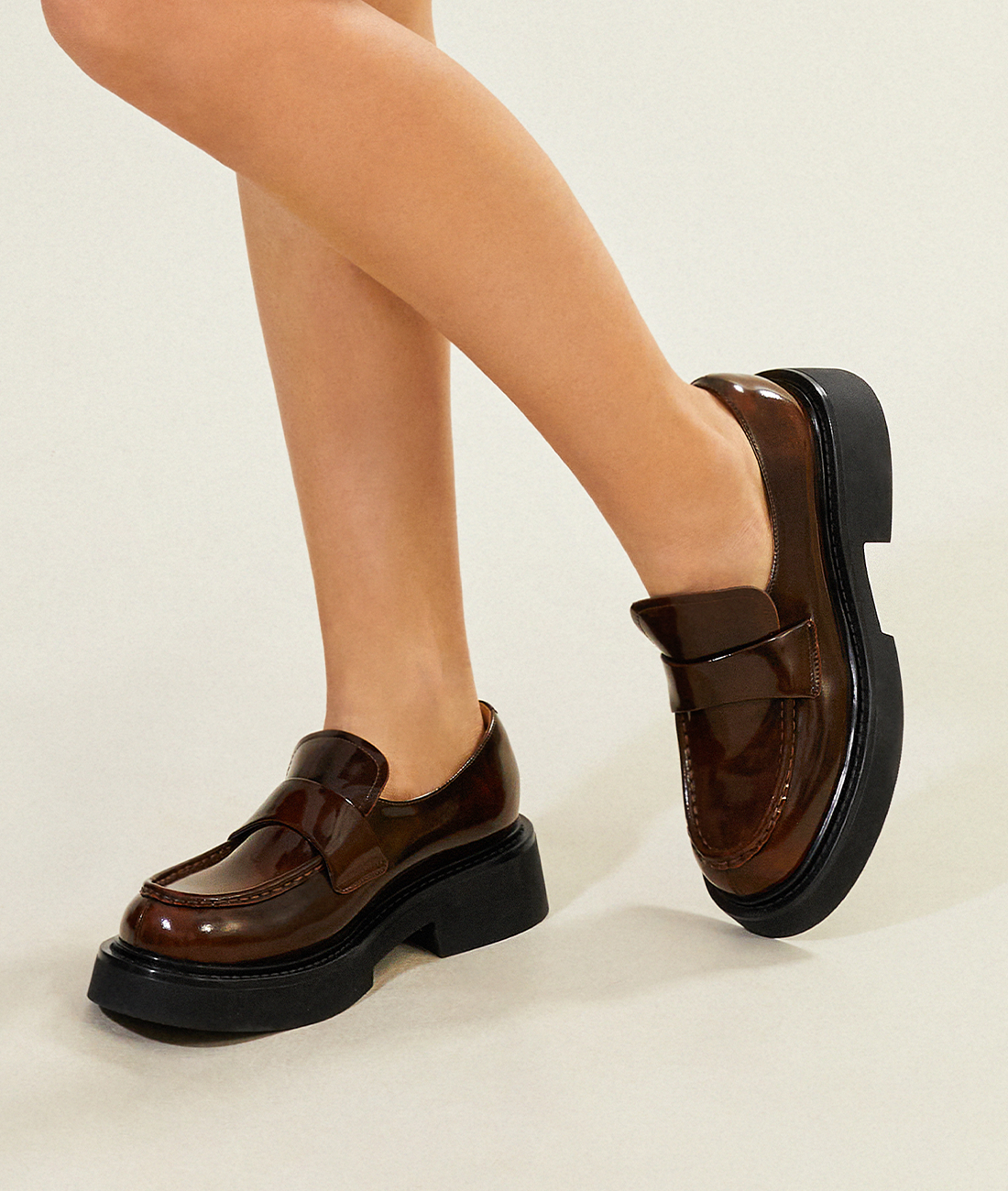 7or9 Japan - Mocha Tart Loafer - フラット＆ローファー