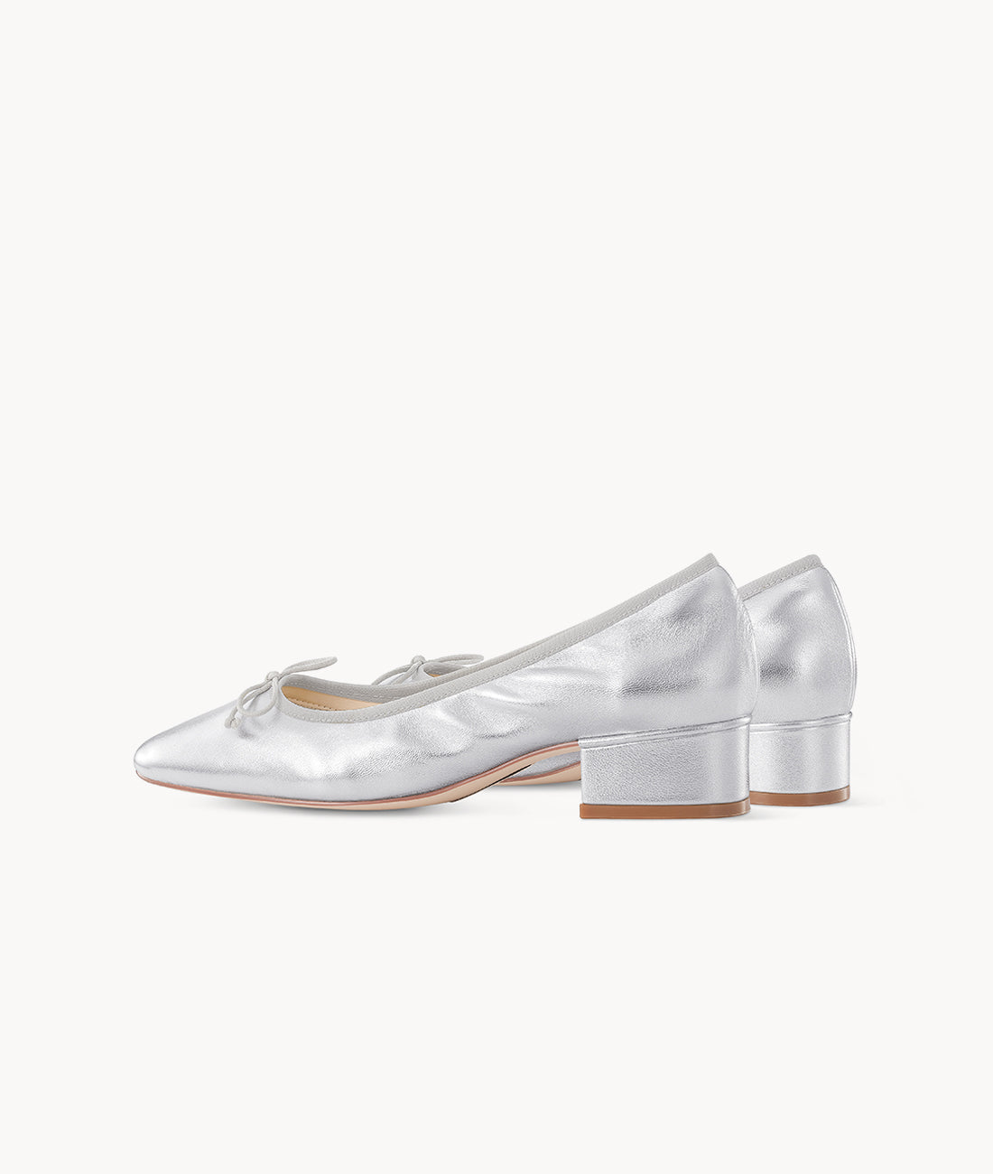 7or9 Japan - Silver Roll Pumps - パンプス