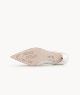 AIR-TOUCH FOAM 9CM silk WEDDING HEELS - Smoothie Pumps 7or9