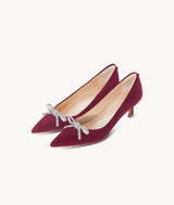 shoes jewlery  Pearl Bow Buckle 7or9