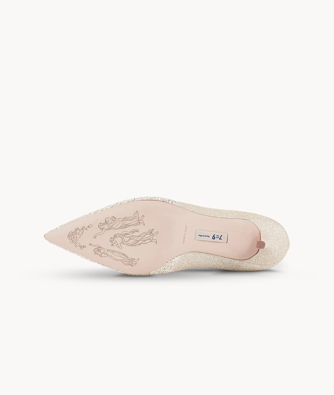 7or9 Japan - Golden Sparkling Pumps - パンプス
