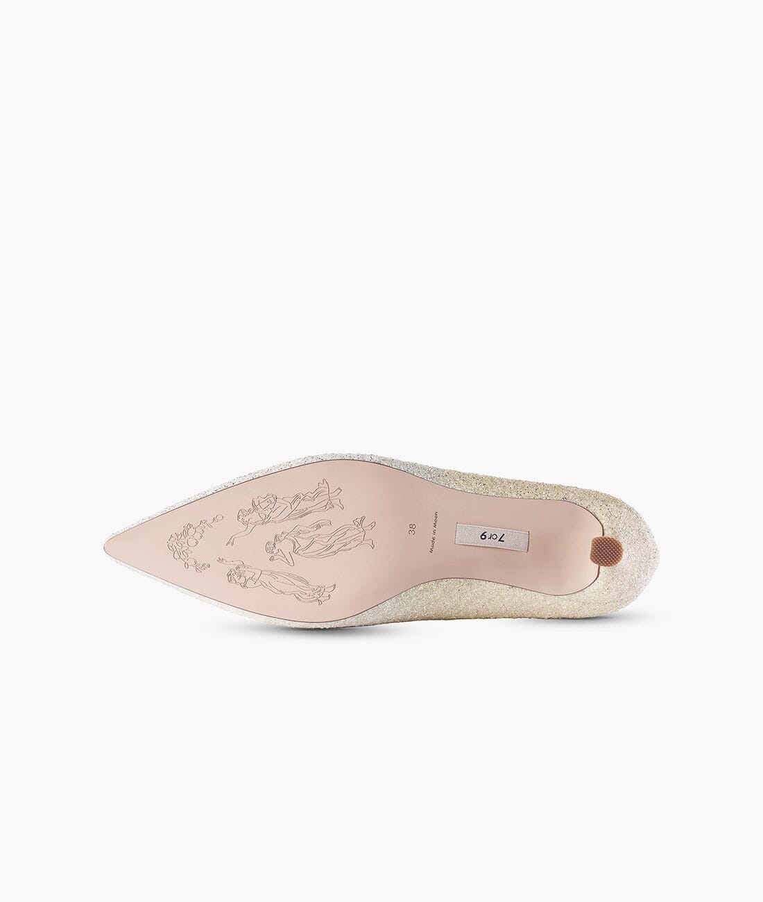 7or9 Japan - Gilded Champagne Pumps - パンプス