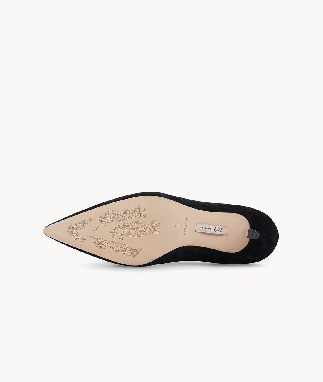 AIR-TOUCH FOAM 7CM BLACK WORK HEELS - Truffle Pumps 7or9