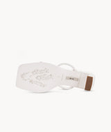 7or9 5cm White Sofas one-strap Sandals -Sandalwood 7or9