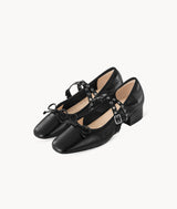 Black Eyelet Belt for shoes
