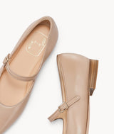 Nude close toed pinted toe Mary Jane