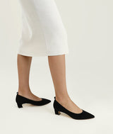 AIR-TOUCH FOAM 3.5CM Black WORK HEELS - Dark clouds 7or9