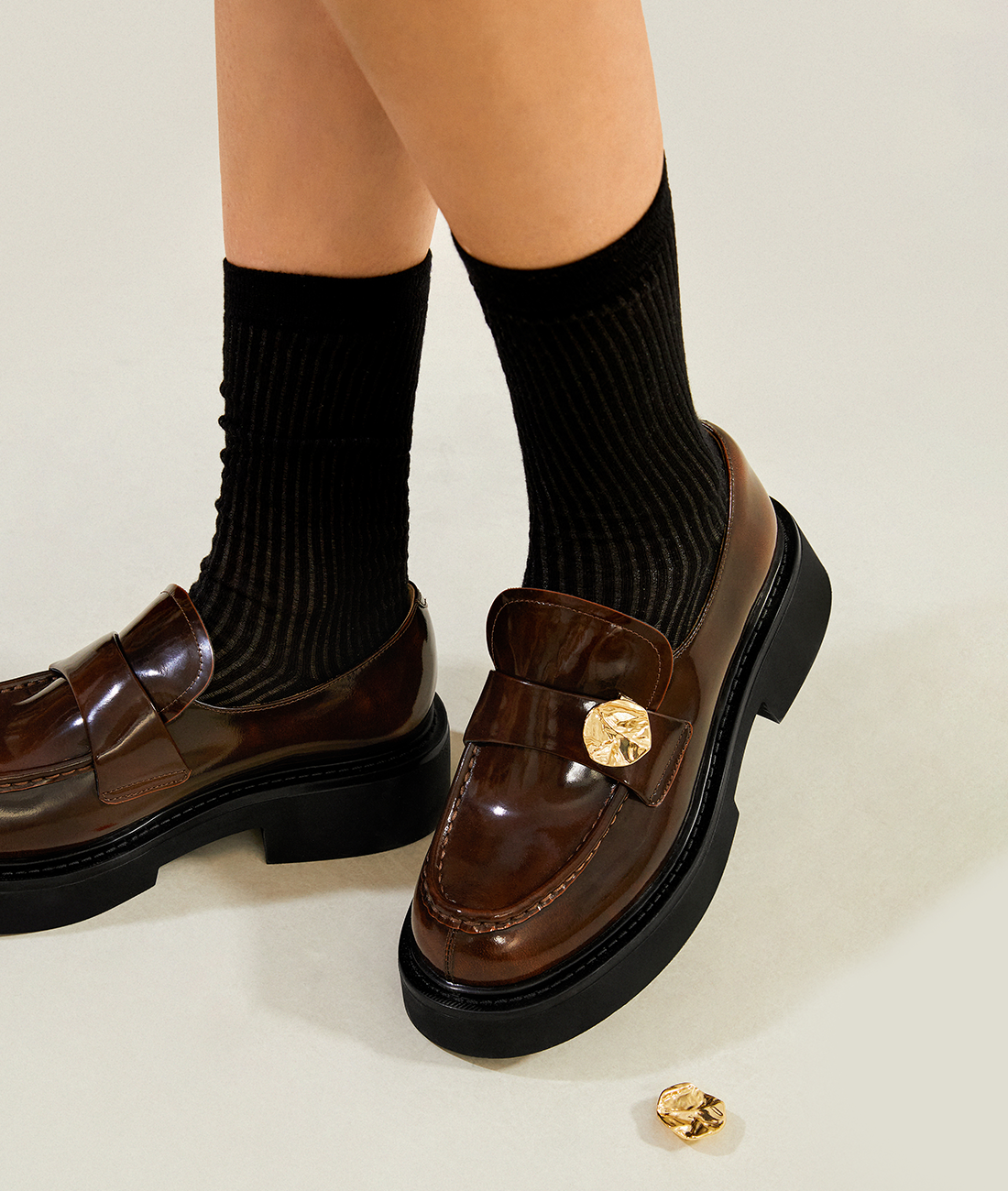 7or9 Japan - Mocha Tart Loafer - フラット＆ローファー