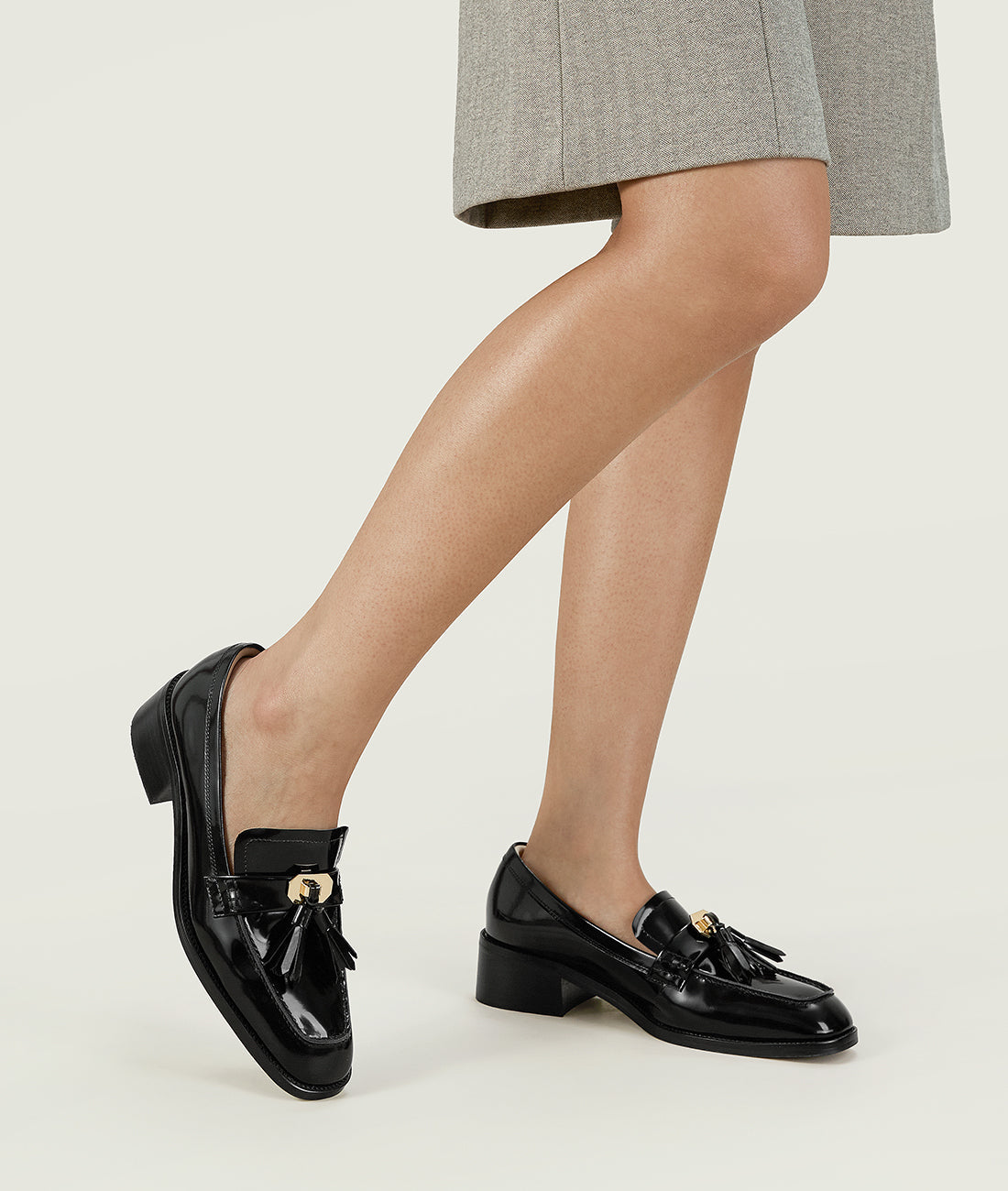 7or9 Japan - Cocoa Crepes Loafer - フラット＆ローファー