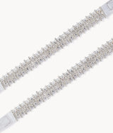 shoes jewlery  Diamond Corrugated Belt Lace 7or9