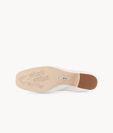 Milk Roll Air-touch Foam Round-toe white Ballet Shoes with bow