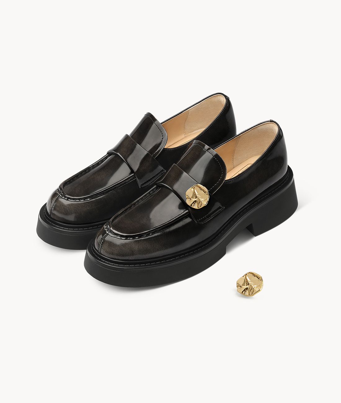 7or9 Japan - Golden Coin Buckle - バックル