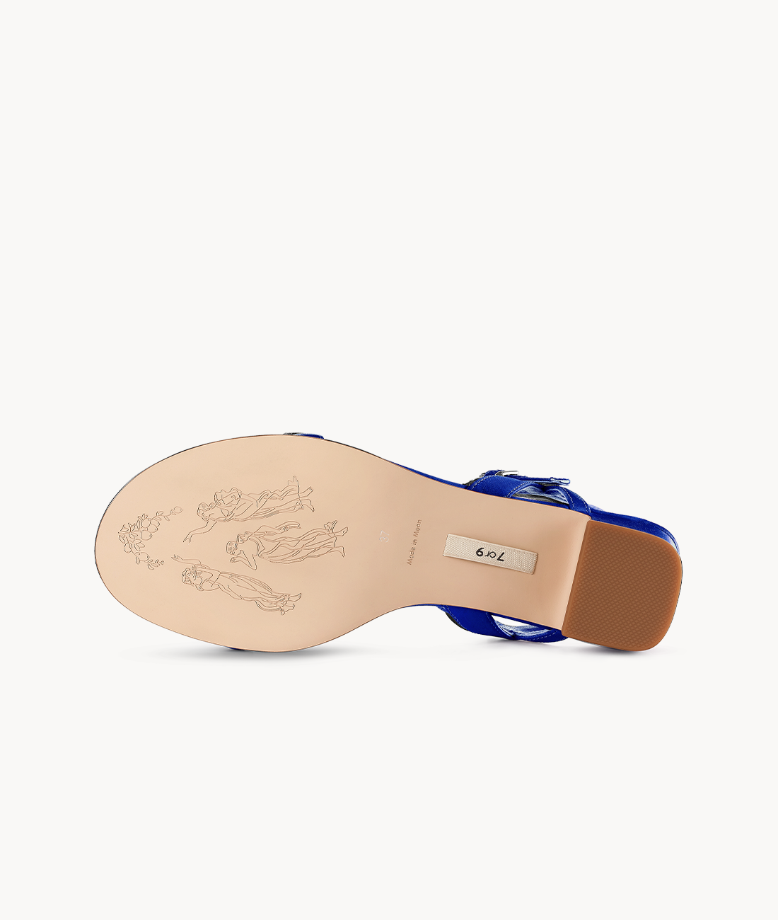 7or9 Japan - Blue False Indigo Sandal - サンダル