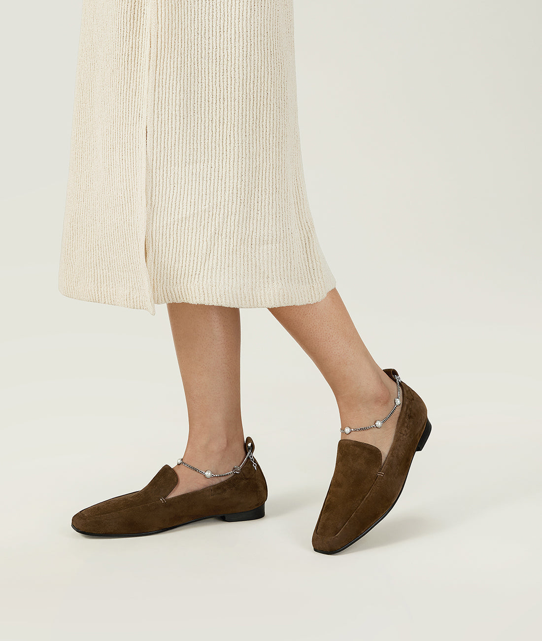 7or9 Japan - Coffee Croissant Loafer - フラット＆ローファー