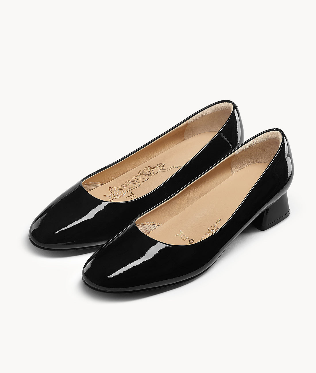 Black Charcoal Bagel Pumps