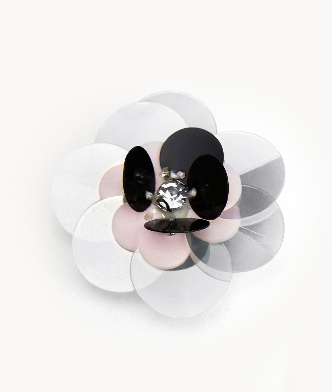 7or9 Japan - Sequin Flower Buckle - Pink - バックル