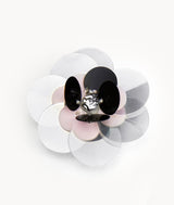 Sequin Flower Buckle - Pink