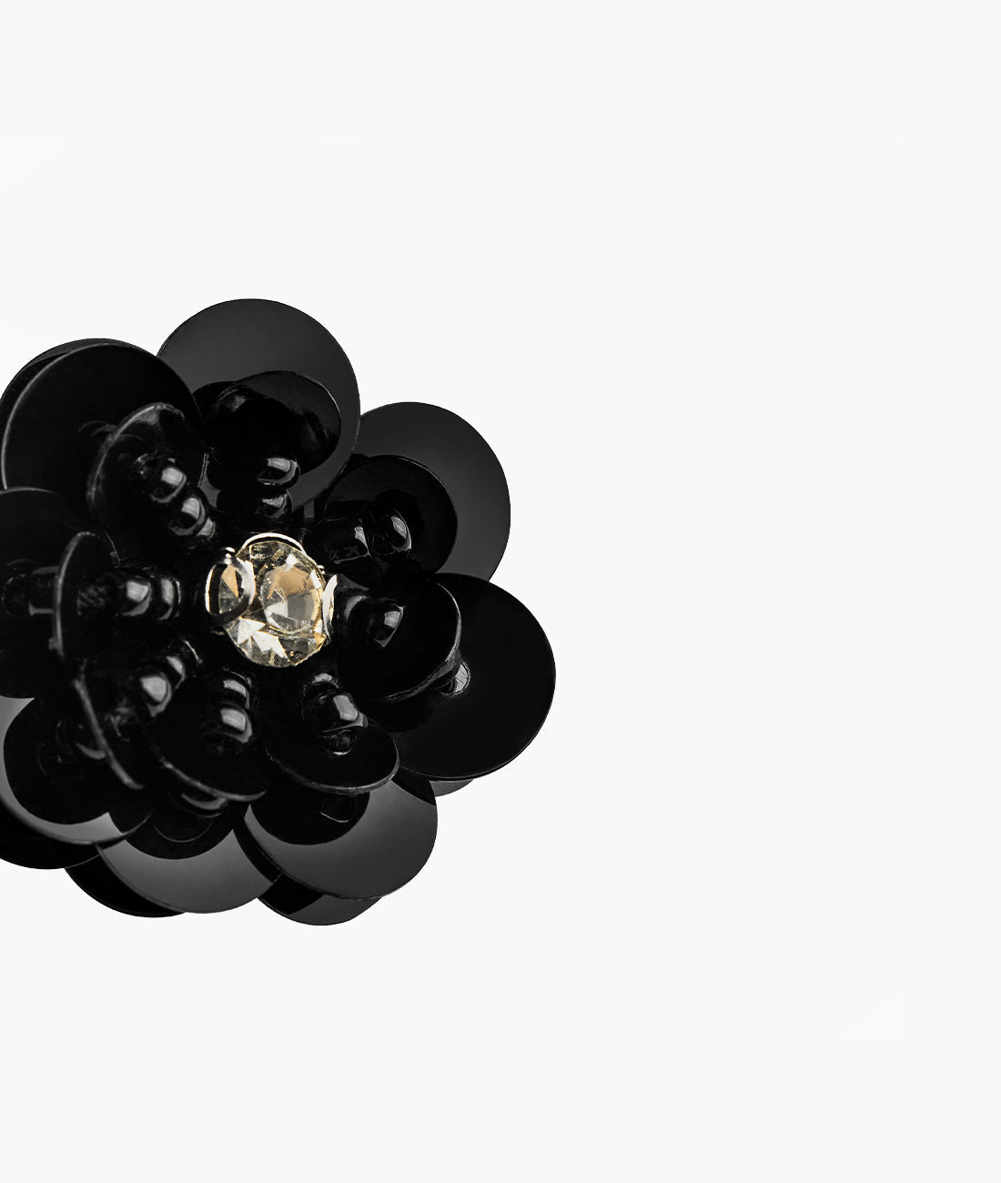 7or9 Japan - Sequin Flower Buckle - Pink - バックル