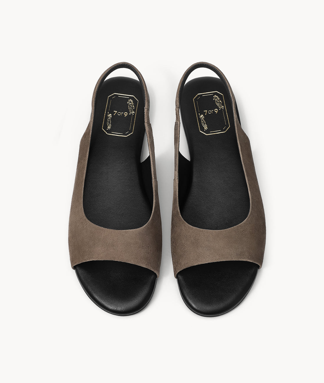 7or9 Japan - Hazelnut Pie Suede Sandal - サンダル