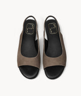 Hazelnut Pie Suede Sandal