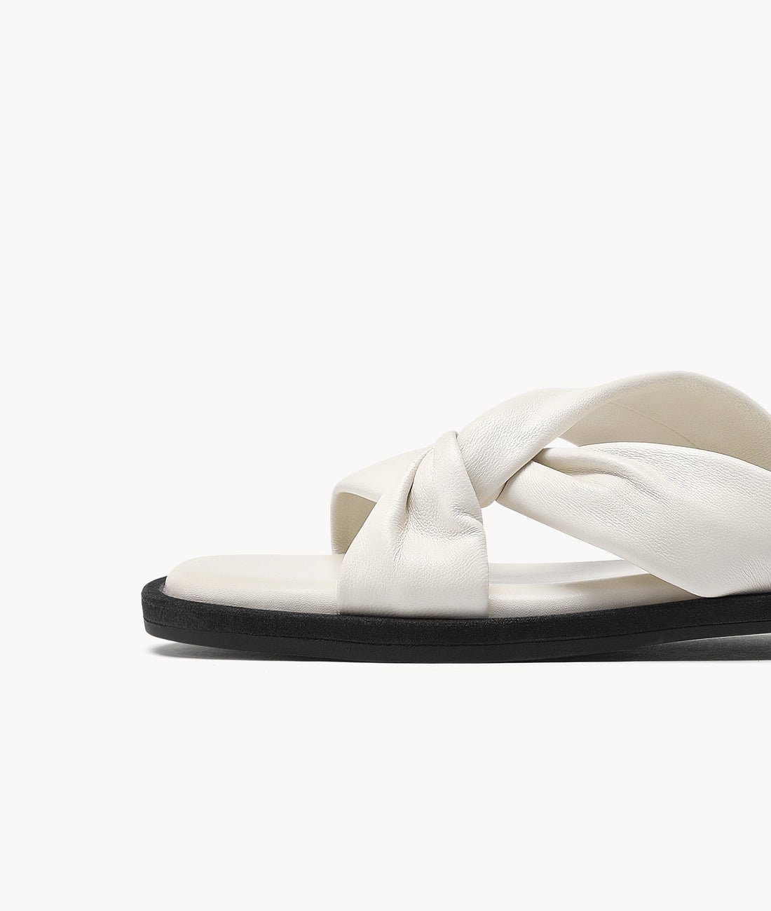 7or9 Japan - Creamy Egg Roll Sandal - サンダル