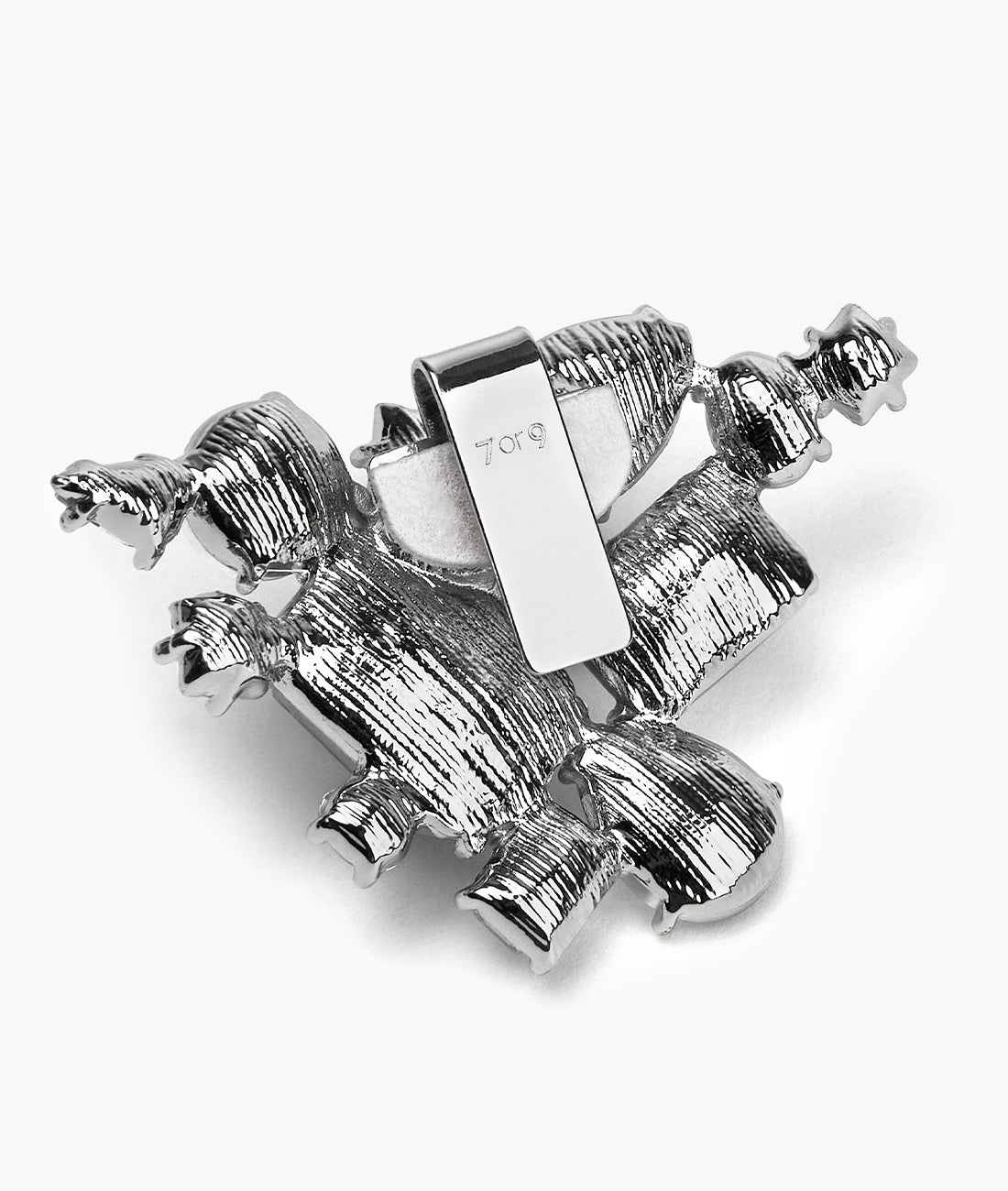 7or9 Japan - Geometric Rhinestone Buckle - バックル