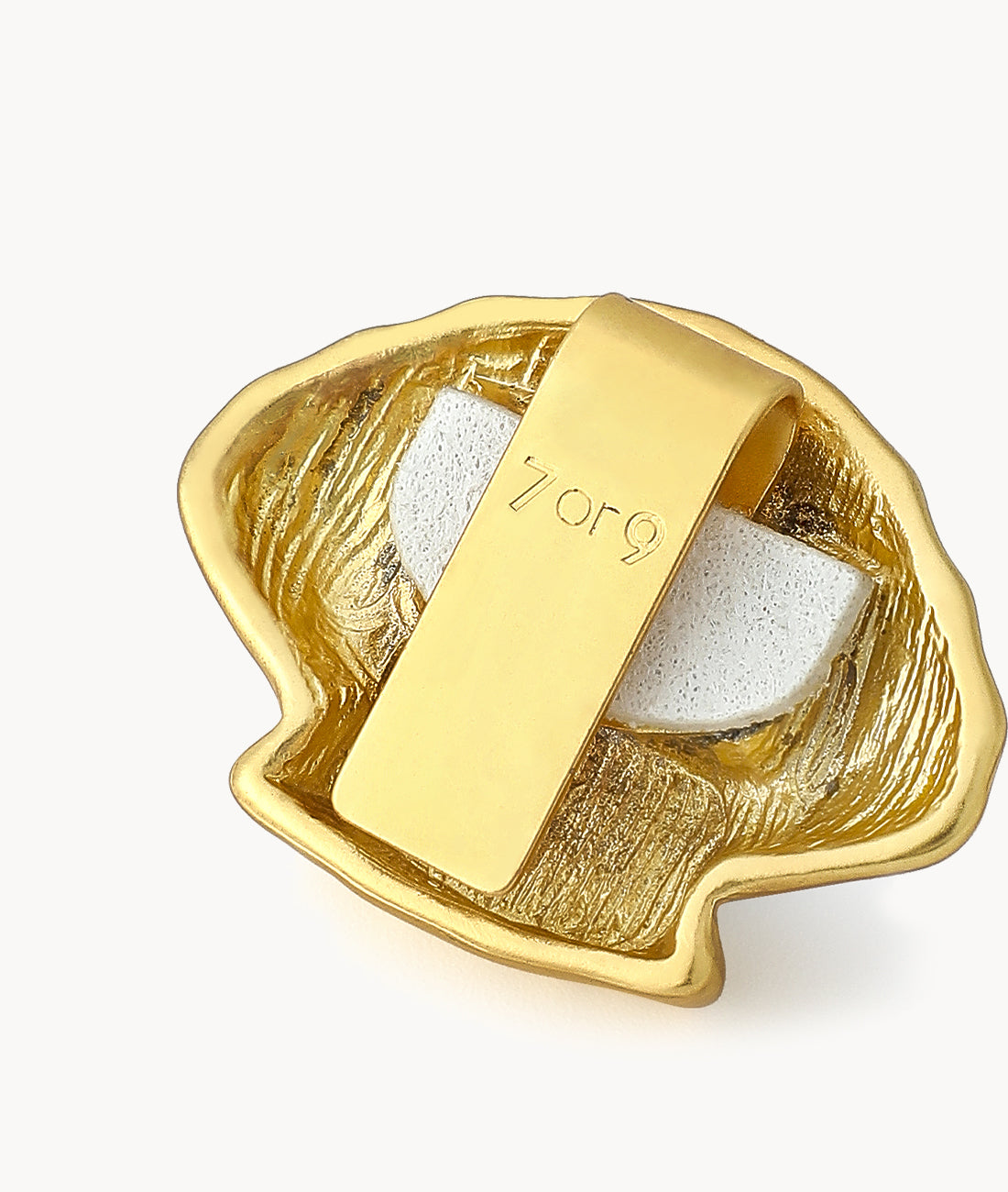 7or9 Japan - Small Shell Metal Buckle - バックル