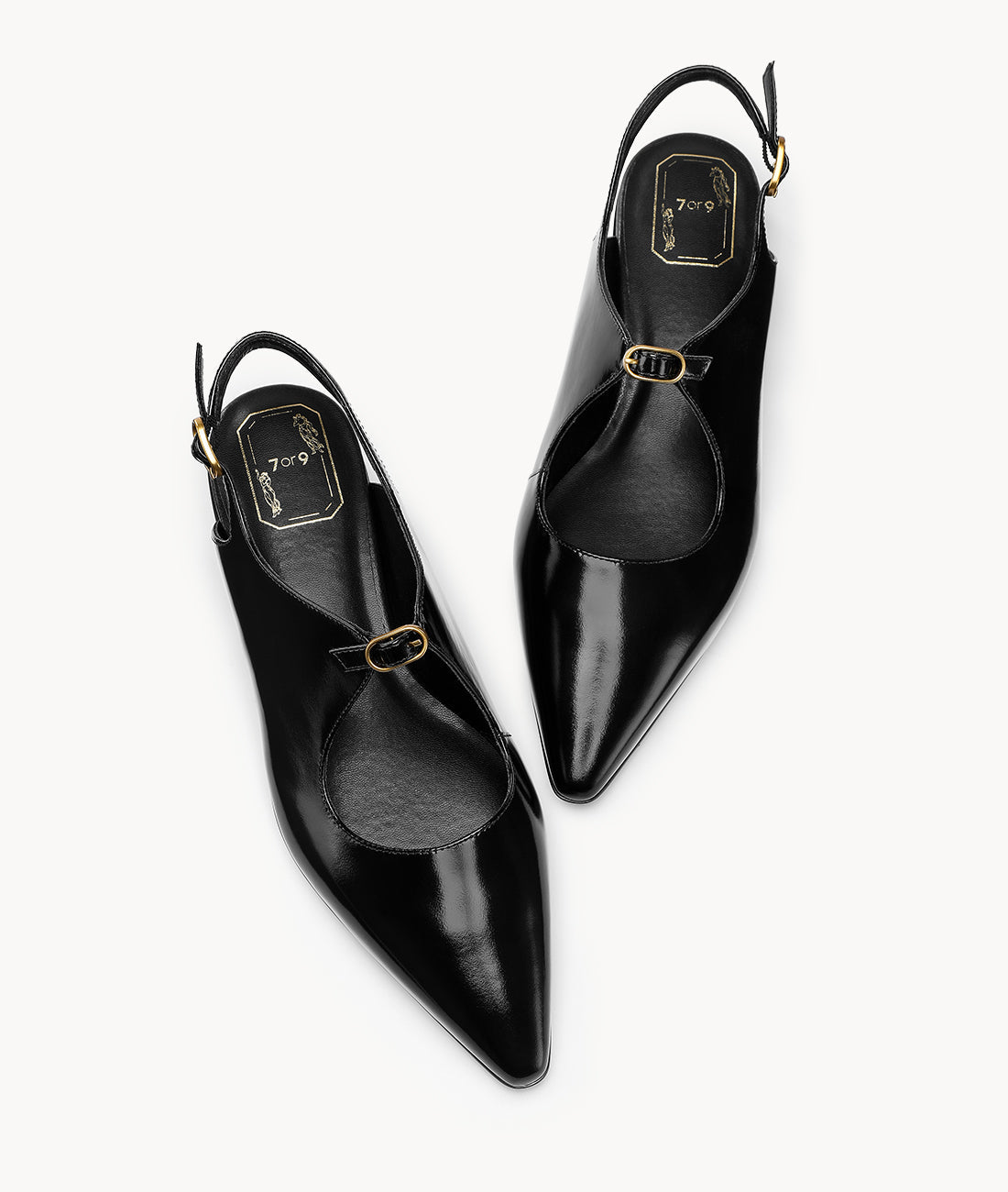 7or9 Japan - Black Cherry Slingback - スリングバック