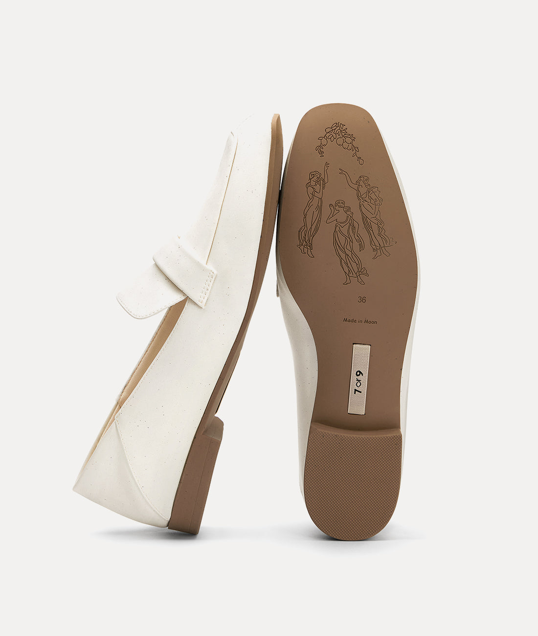 7or9 Japan - Coffee Grounds Loafers - フラット＆ローファー